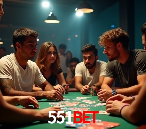 Interface moderna da plataforma 551Bet